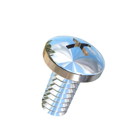 Allied Titanium #4-40 x 1/4 in Phillips Pan Machine Screw, Plain Titanium 0106541